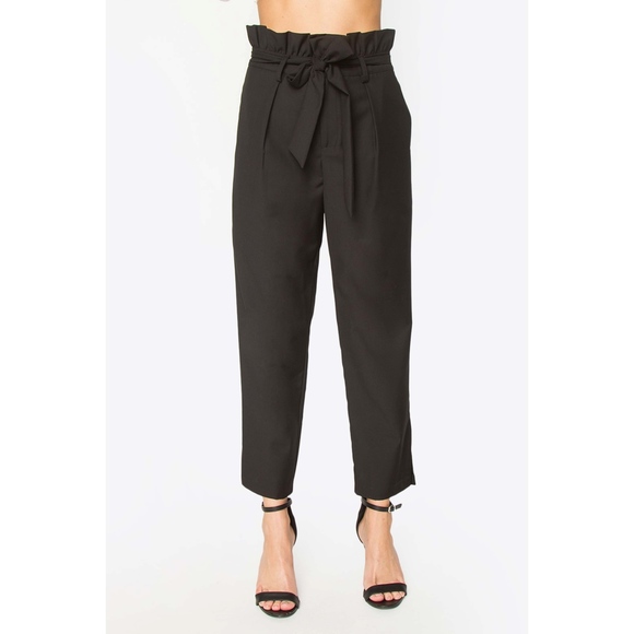 Victoria Paper Bag Pants - Picture 1 of 4